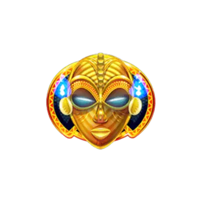 Golden mask scatter pays anywhere on reels