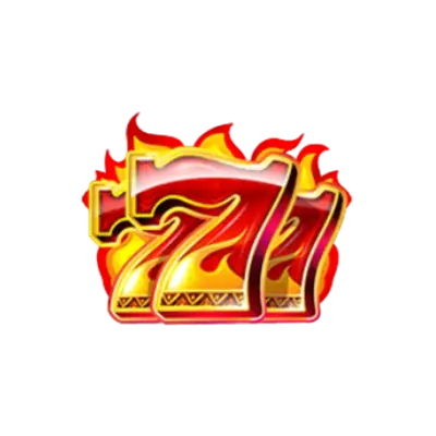 Triple flaming seven top regular symbol