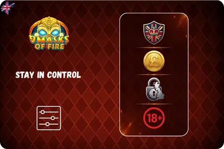 UK compliance for 9 Masks of Fire bonus play